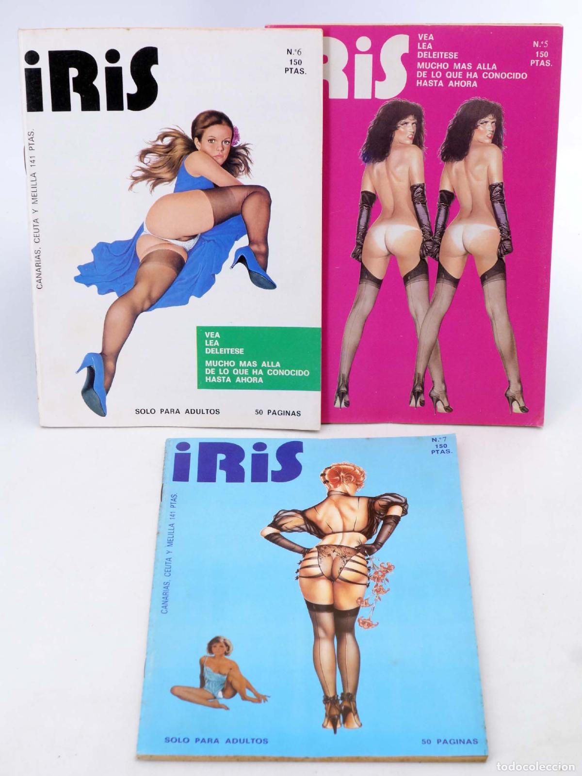 Comics: IRIS. S&Oacute;LO PARA ADULTOS LOTE DE 3. Pleibate, 1986. OFRT