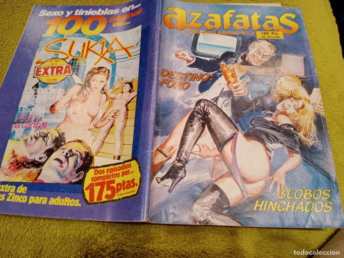 Comics: AZAFATAS N&ordm; 13 GLOBOS HINCHADOS - RELATOS GRAFICOS PARA ADULTOS - EDICIONES ZINCO