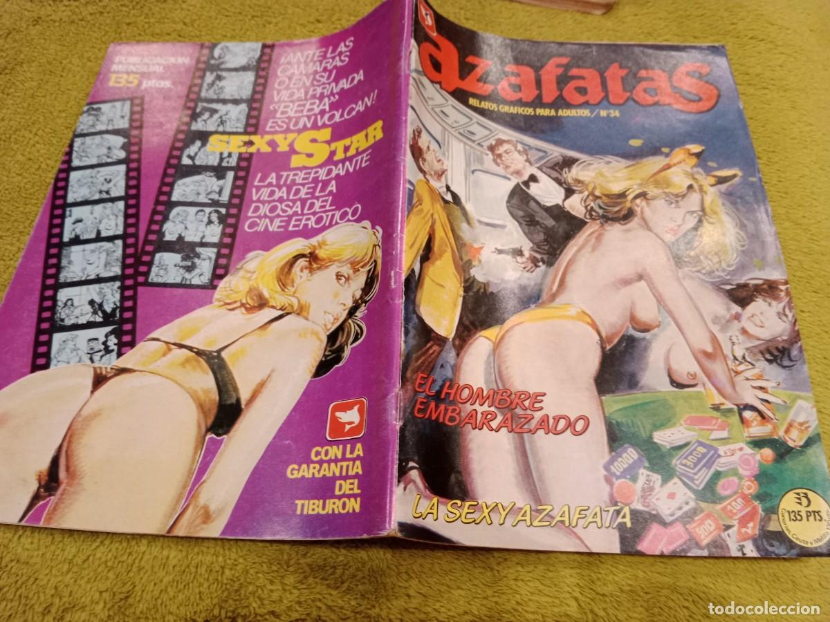 Comics: AZAFATAS N&ordm; 34 LA SEXY AZAFATA - RELATOS GRAFICOS PARA ADULTOS - EDICIONES ZINCO 1988
