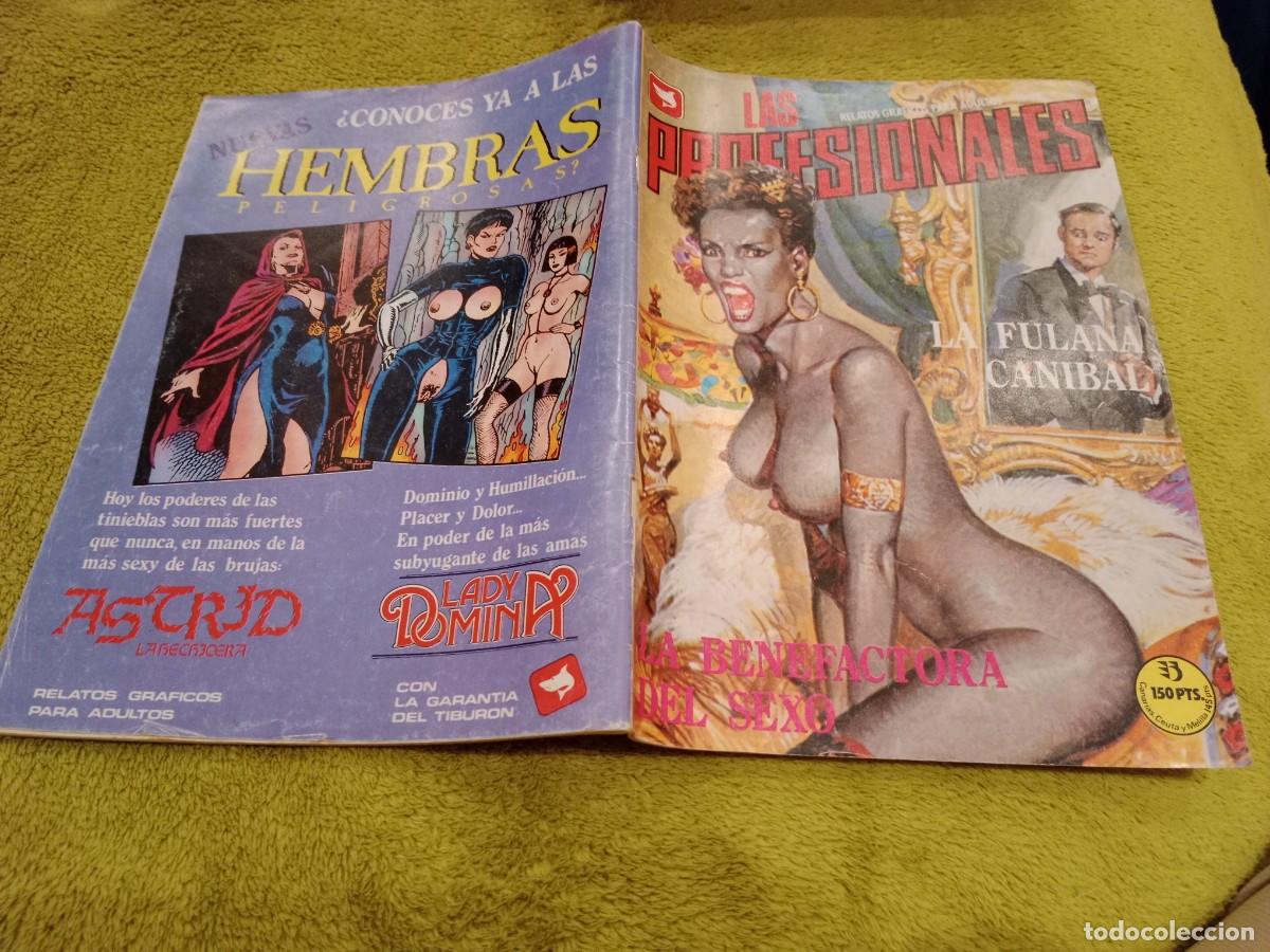 Comics: LAS PROFESIONALES N&ordm;28 LA FULANA CANIBAL- RELATOS GRAFICOS PARA ADULTOS - EDICIONES ZINCO 1989