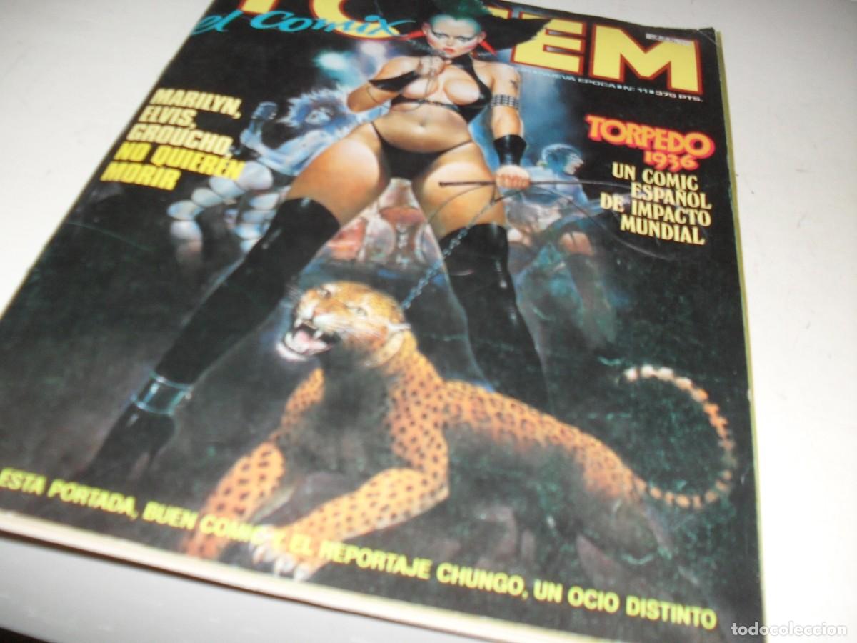 Comics : TOTEM EL COMIX 11,(DE 67),CON 2 LAMINAS A COLOR DE MARILYN MONROE,DE PEPE GONZALEZ.TOUTAIN,1986