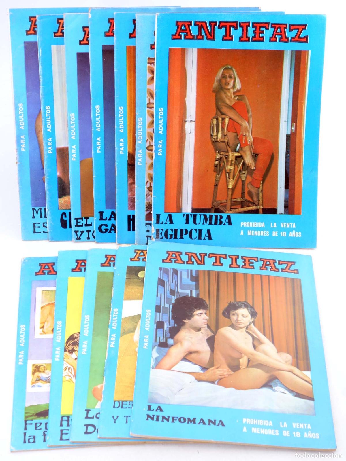 Fumetti: ANTIFAZ. PARA ADULTOS 5 a 16. LOTE DE 12 (Vvaa) Vilmar, 1977. PARA ADULTOS. OFRT