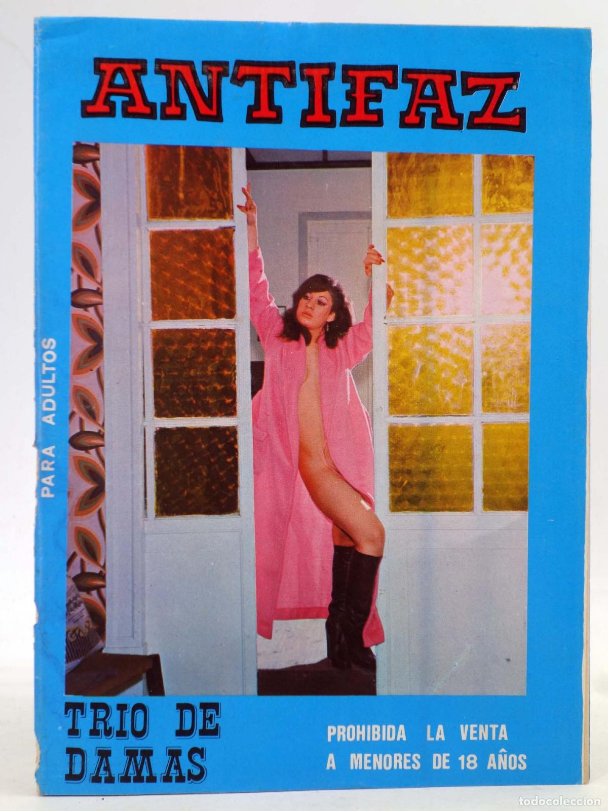 Comics : ANTIFAZ. PARA ADULTOS 6. TR&Iacute;O DE DAMAS (Flores-L&aacute;zaro / F&eacute;lez) Vilmar, 1977. PARA ADULTOS. OFRT