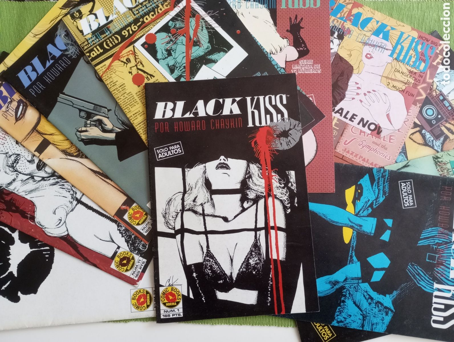C&oacute;mics: Comic BLACK KISS 12 numeros - Foto 1