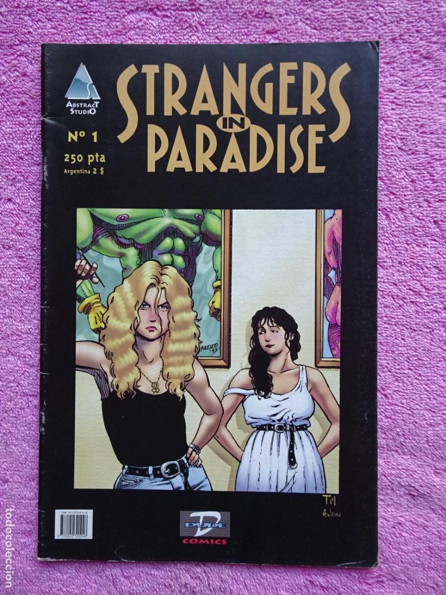 Comics : strangers in paradise 1 editorial dude comics 1998 c&oacute;mic er&oacute;tico en castellano