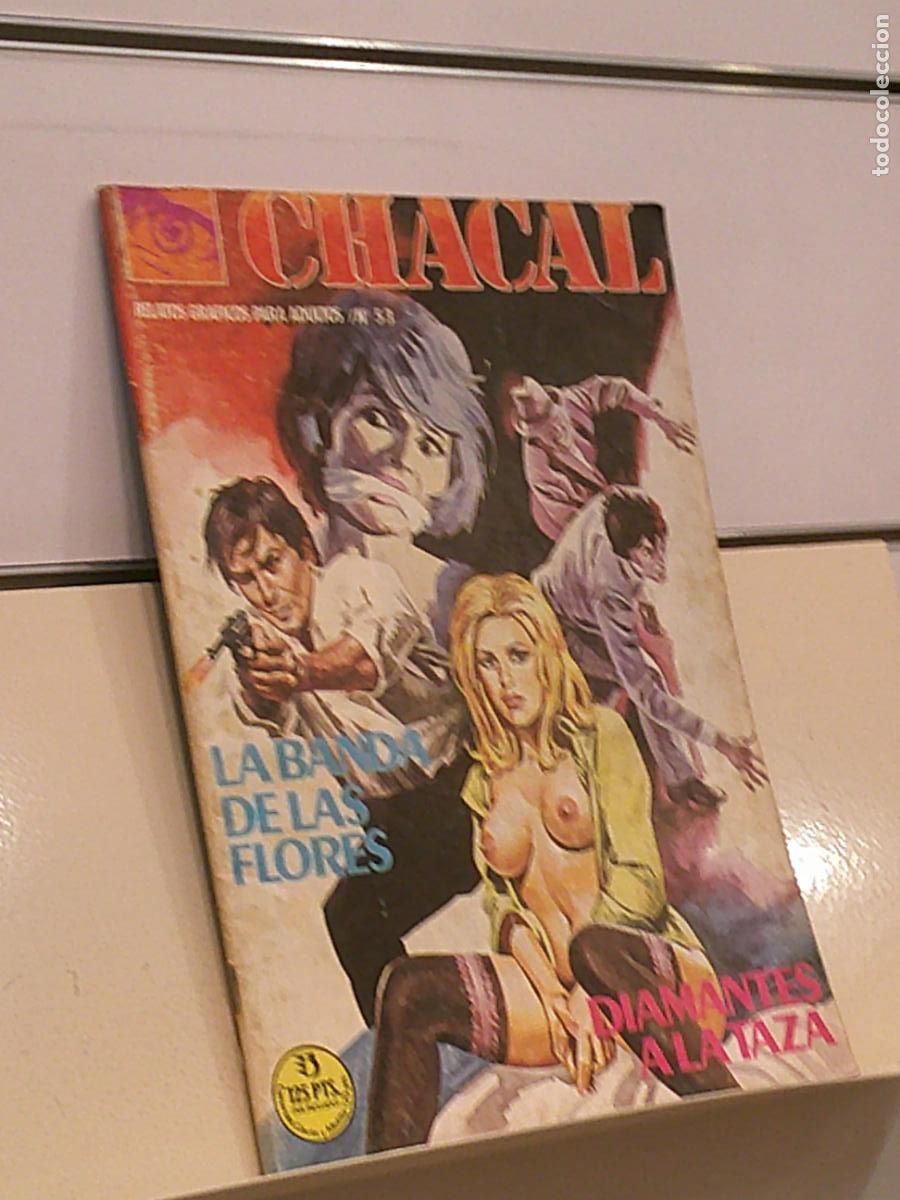 Fumetti: CHACAL N&ordm; 53 RELATOS GRAFICOS PARA ADULTOS LA BANDA DE LAS FLORES Y DIAMANTES A LA TAZA - ZINCO