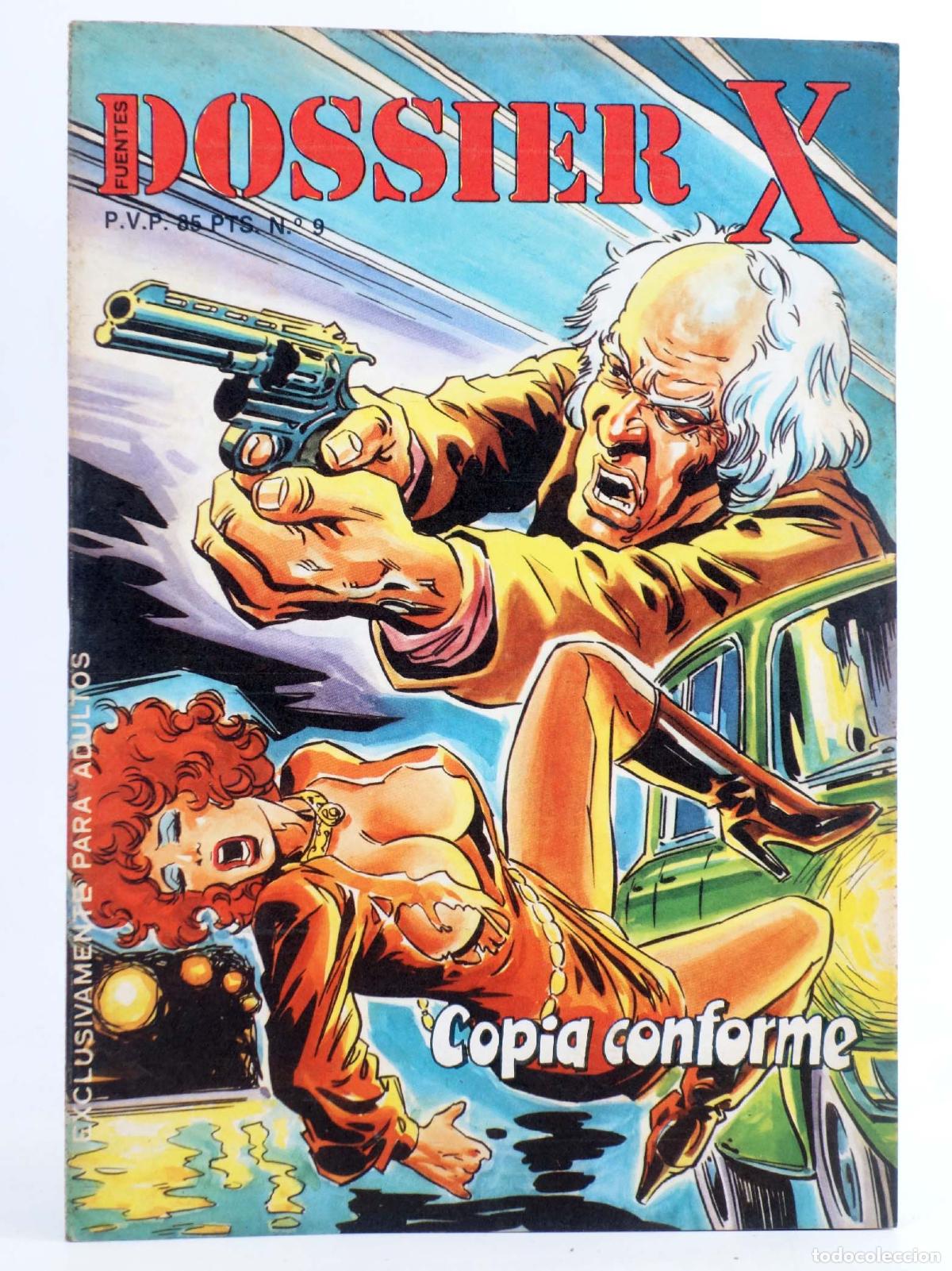Comics: DOSSIER X 9. COPIA CONFORME. J. Fuentes, 1984