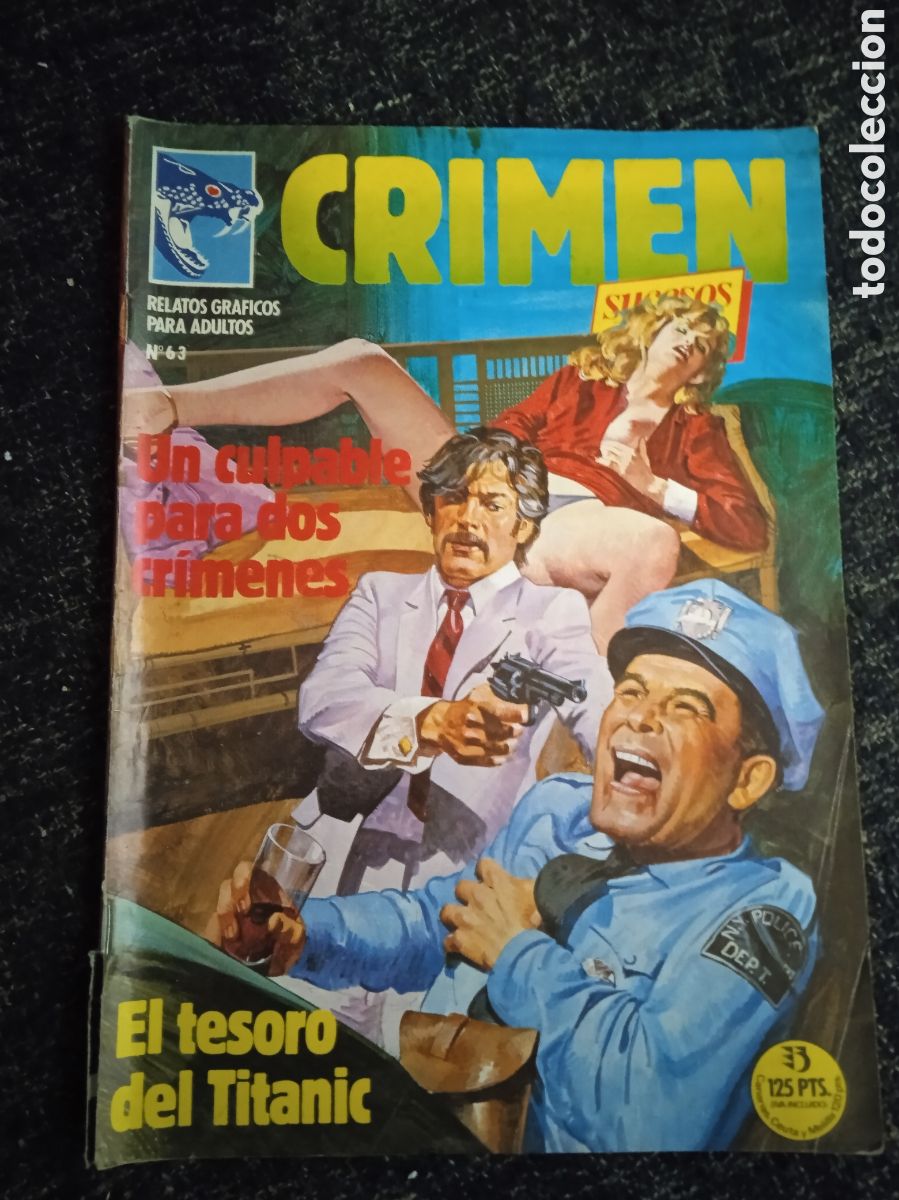 Comics: CRIMEN N&ordm; 63 RELATOS GRAFICOS PARA ADULTOS - EDITA : EDICIONES ZINCO