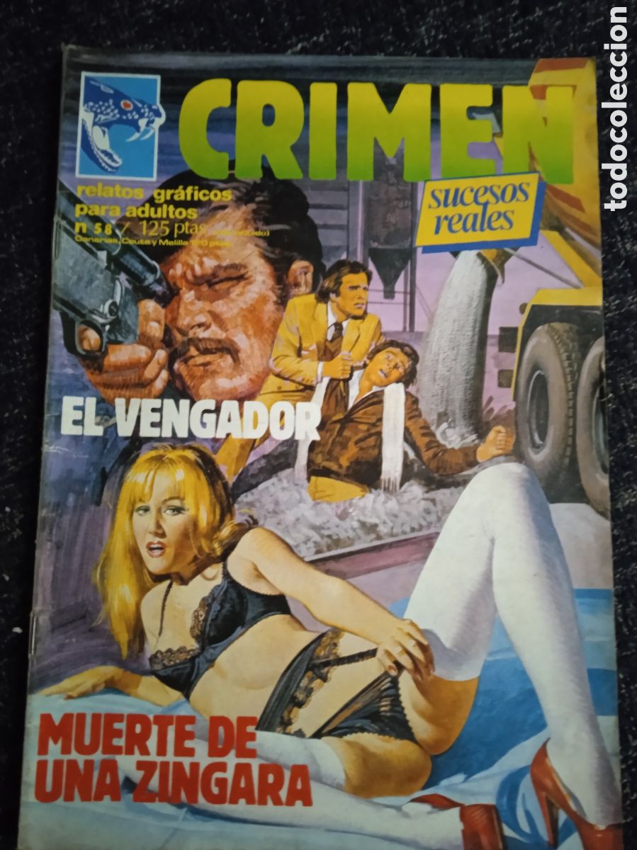 Comics: CRIMEN N&ordm; 58 RELATOS GRAFICOS PARA ADULTOS - EDITA : EDICIONES ZINCO