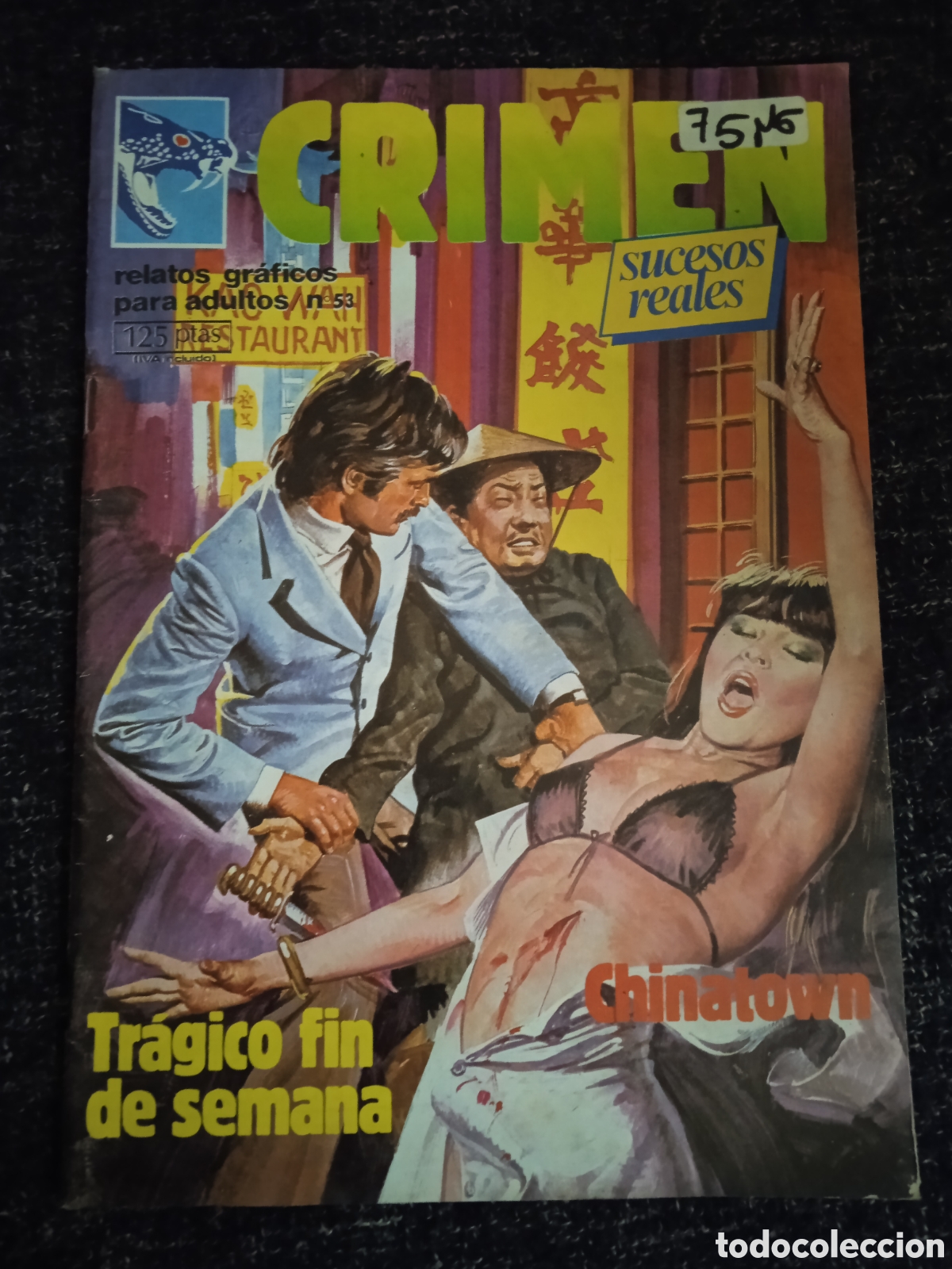 Comics: CRIMEN N&ordm; 53 RELATOS GRAFICOS PARA ADULTOS - EDITA : EDICIONES ZINCO