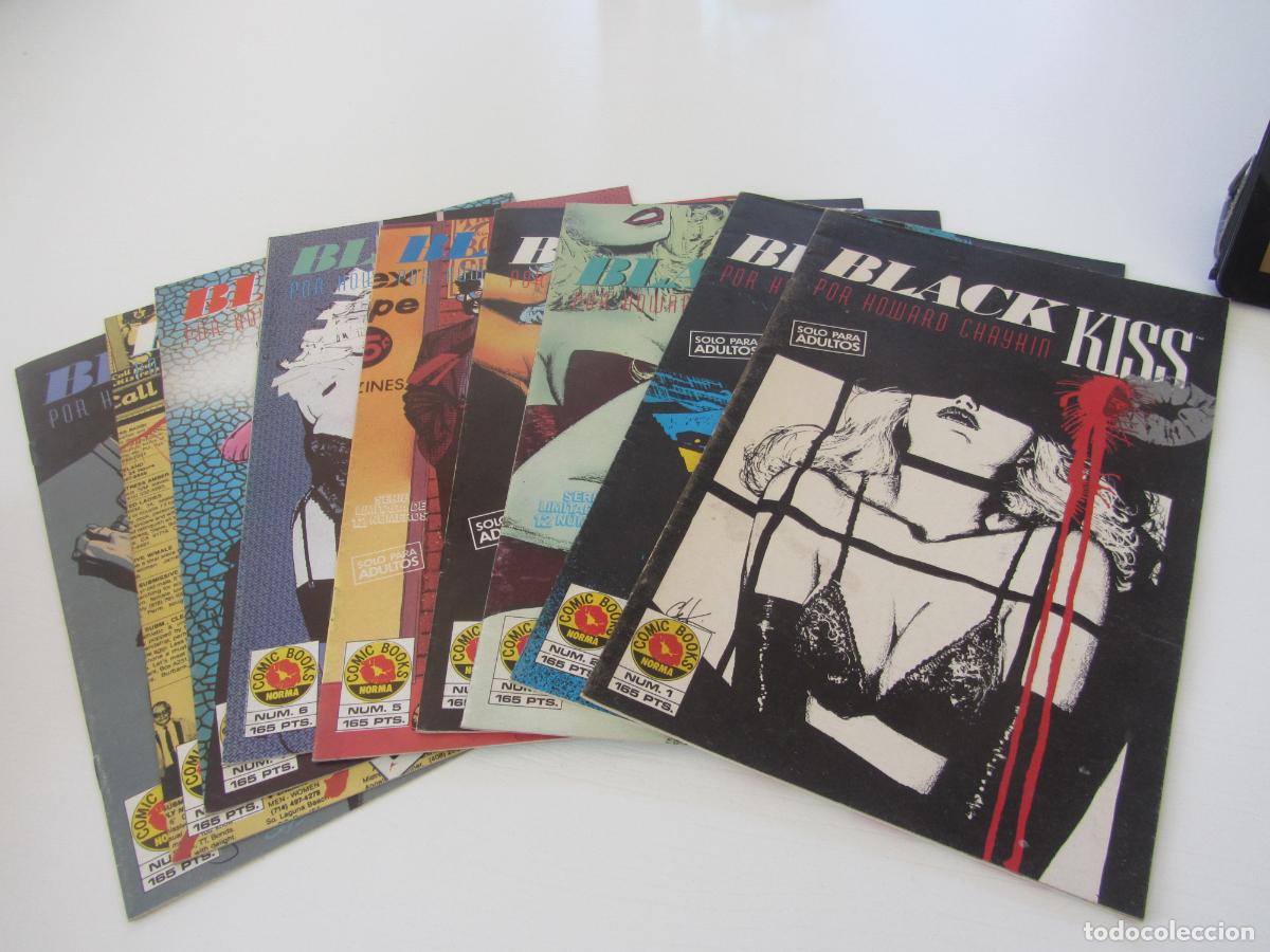 Comics : LOTE BLACK KISS N&ordm; 1 2 3 4 6 7 8 9 HOWARD CHAYKIN NORMA ARx197