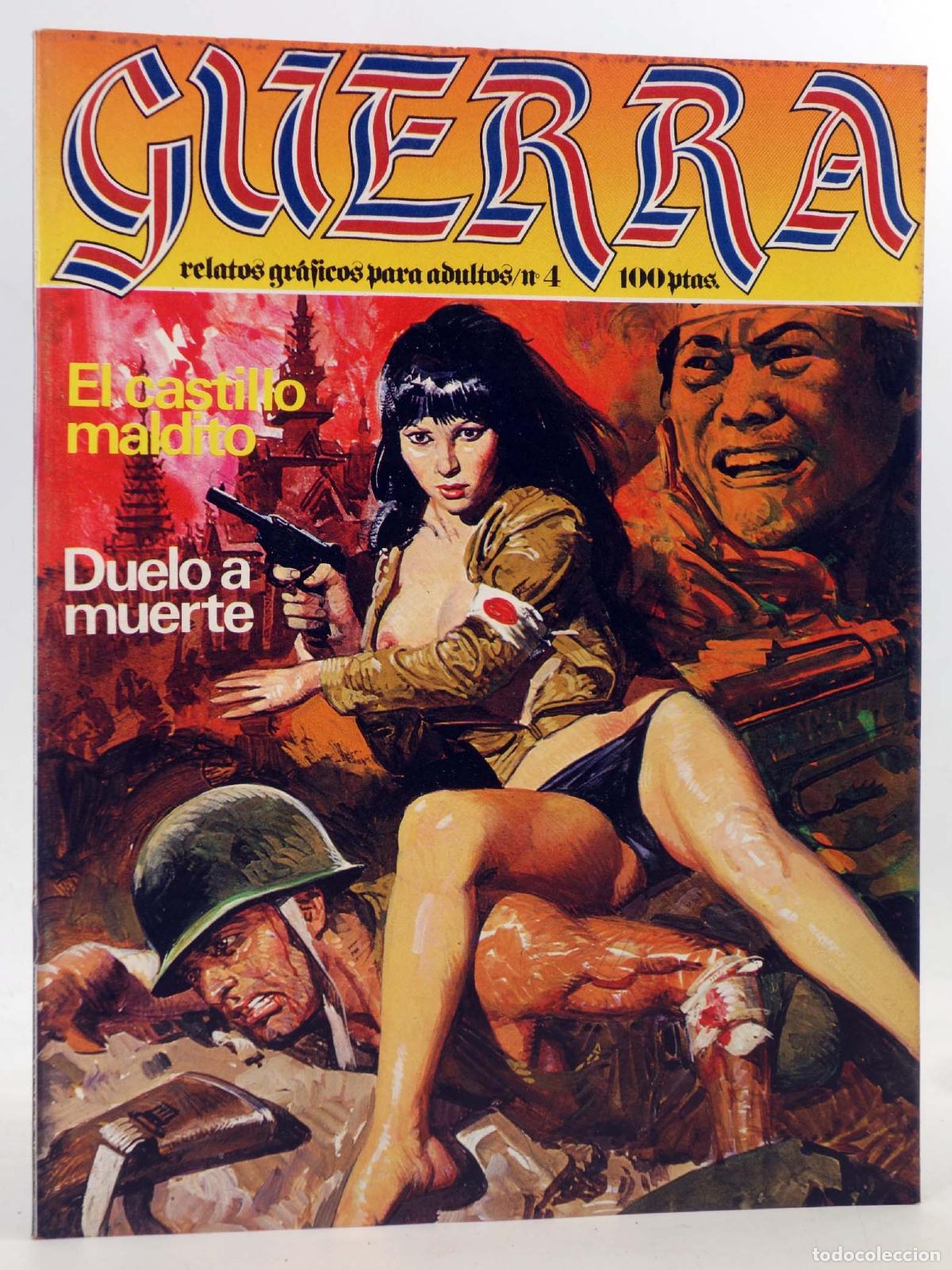 Fumetti: GUERRA. RELATOS GR&Aacute;FICOS PARA ADULTOS 4. EL CASTILLO MALDITO / DUELO A MUERTE. Zinco, 1982. OFRT