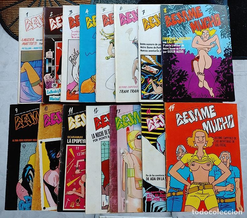 Comics: Besame Mucho. solo para adultos. Col. Completa N&ordm;s- 1--30 Producciones Editoriales .1980