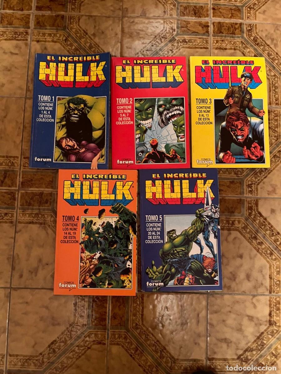 C&oacute;mics: Lote 5 tomos &ndash; EL INCRE&Iacute;BLE HULK (C&oacute;mics Forum) - Foto 1