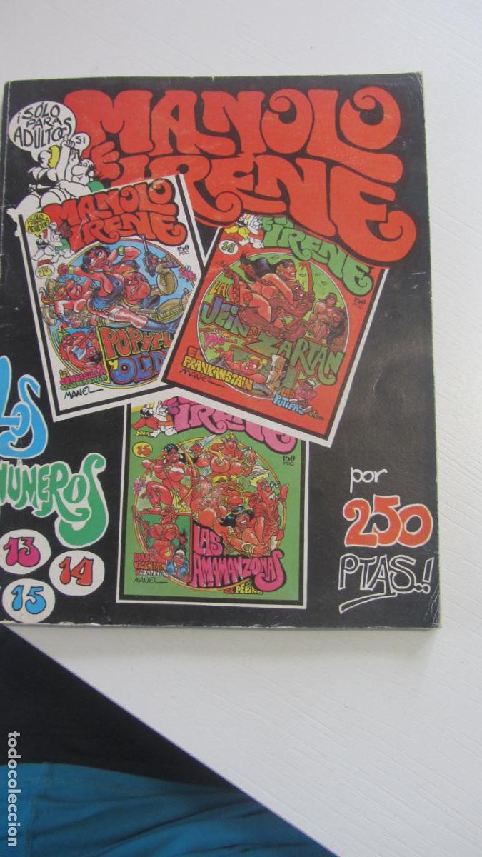 Fumetti: Manolo e Irene TOMO 3 NUMEROS 13, 14 ,15 Manel ARX282