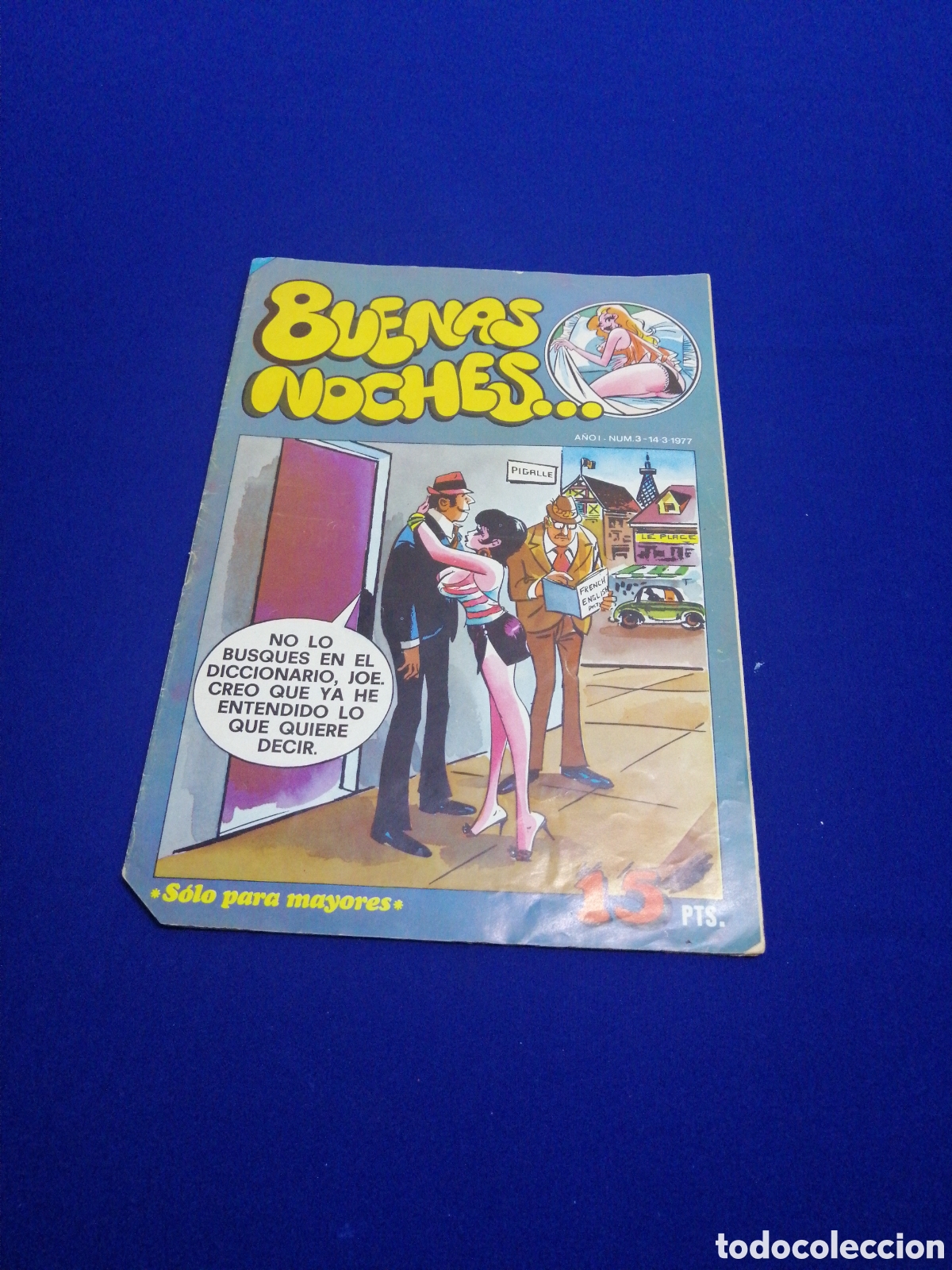 Fumetti: BUENAS NOCHES.... A&Ntilde;O I NUM. 3 A&Ntilde;O 1977 C&Oacute;MIC ADULTOS
