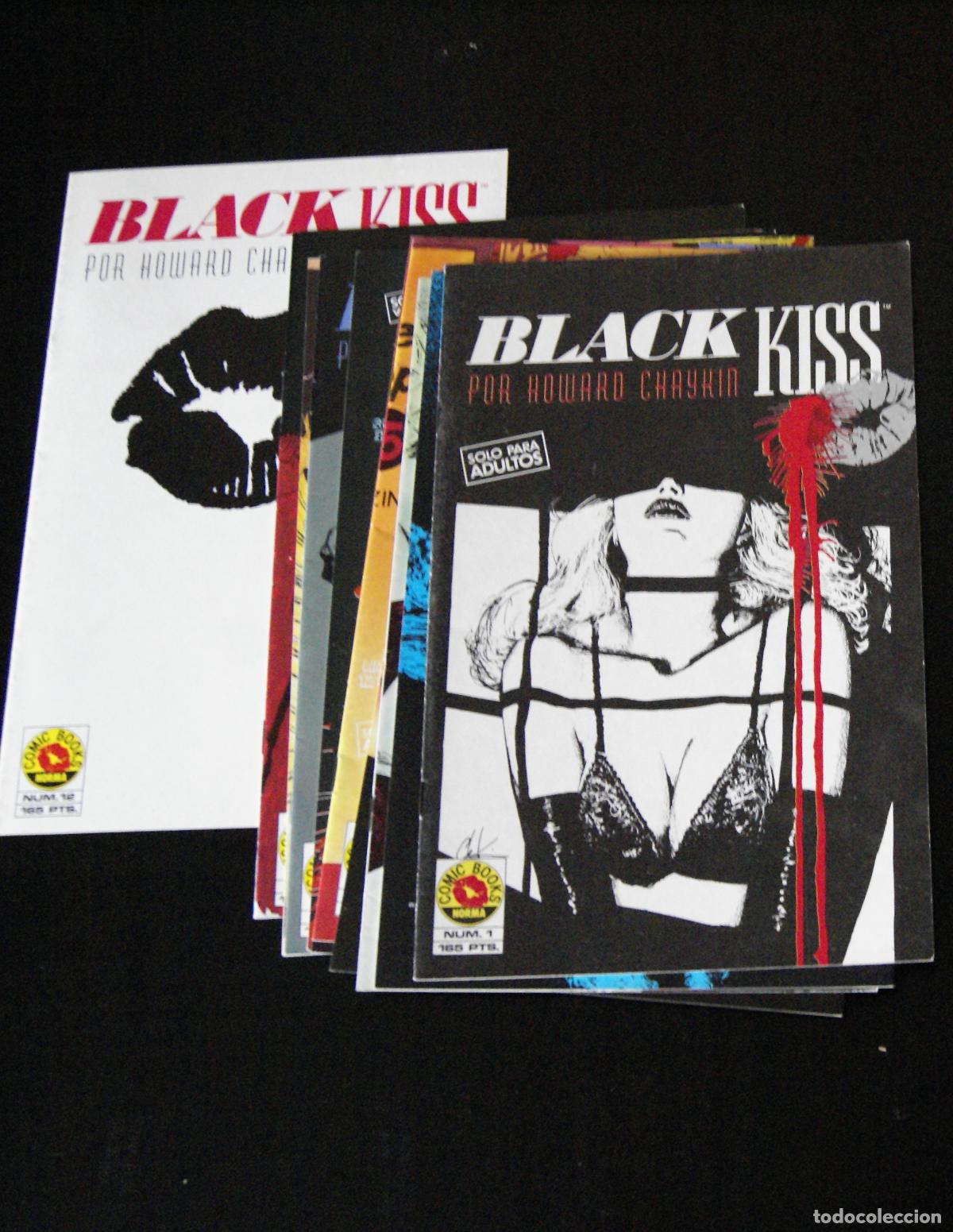 Comics: Black Kiss, Completa, 12 n&ordm;s. Norma, 1990. Howard Chaykin.