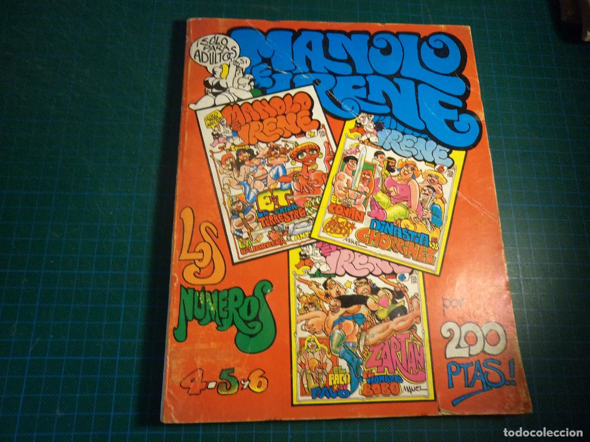 Comics: Manolo e Irene. Retapado con los numeros 4,5 y 6. Manel ferrer