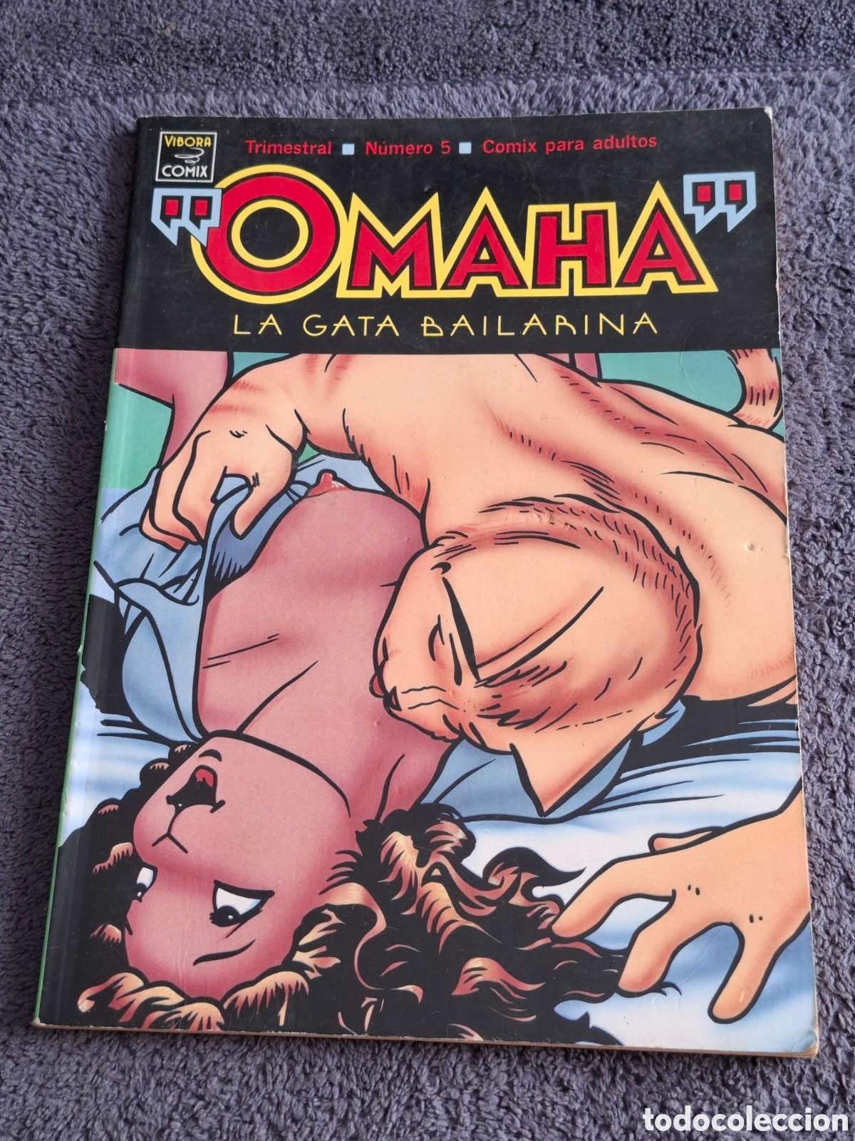 Comics: L22. Omaha La Gata Bailarina #5 Comix Para Adultos, Vibora Comix, Ediciones La C&uacute;pula.