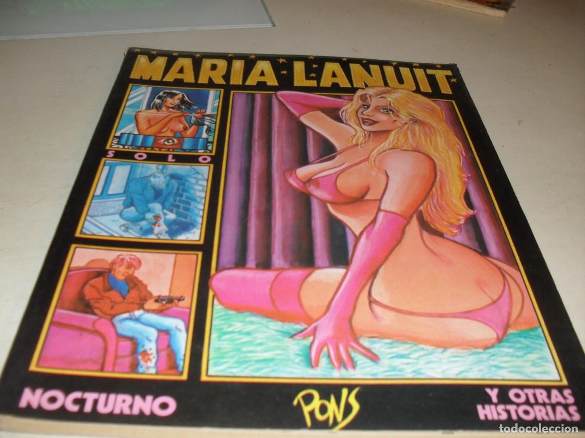 Comics: (PARA LECTORES ADULTOS) NARIA LANUIT,SOLO NOCTURNO,DE PONS.LA CUPULA,1984