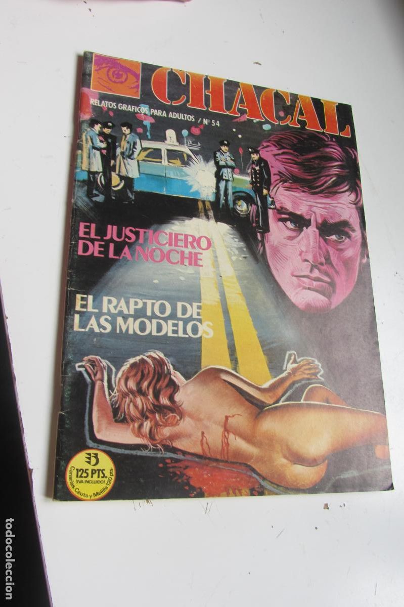 Comics: RELATOS GRAFICOS PARA ADULTOS CHACAL N&ordm; 54 EL JUSTICIERO DE LA NOCHE - ZINCO ARX332