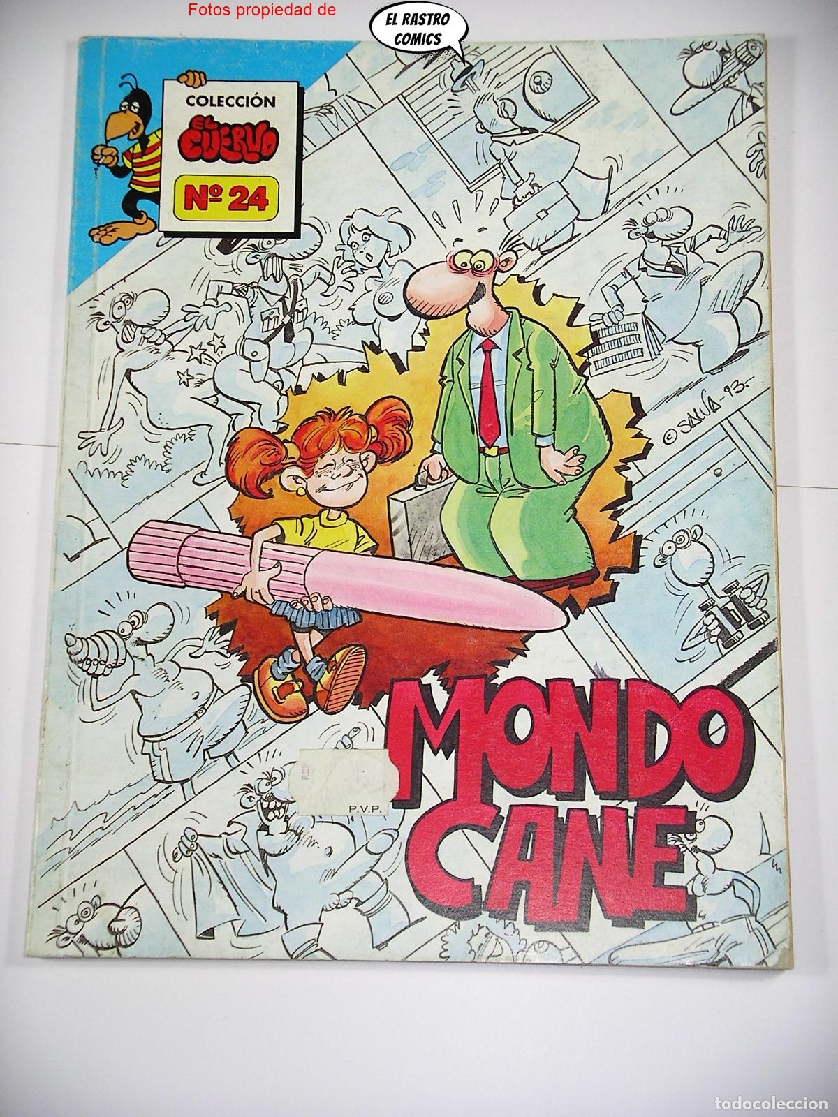 Comics: Mondo Cane, Salva, Coleccion El Cuervo n&ordm; 24, ed IRU, revista humor adultos (A)
