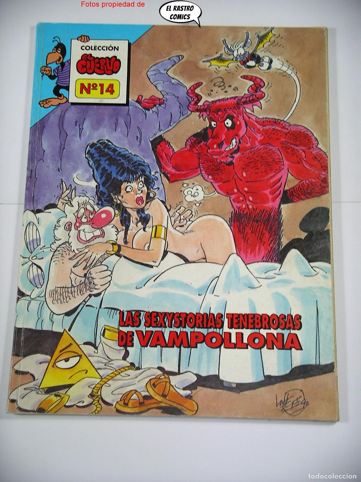 Comics: Vampollona, Jose Luis Marco, Coleccion El Cuervo n&ordm; 14, ed IRU, revista humor adultos