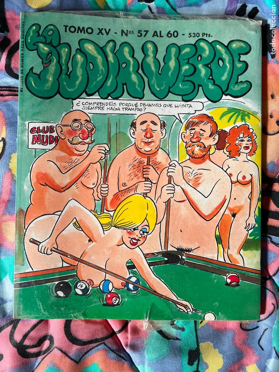 Comics: EL LA JUDIA VERDE TOMO XV- N&ordm; 57 AL 60, , REVISTA DE HUMOR PARA ADULTOS,PRECINTADO