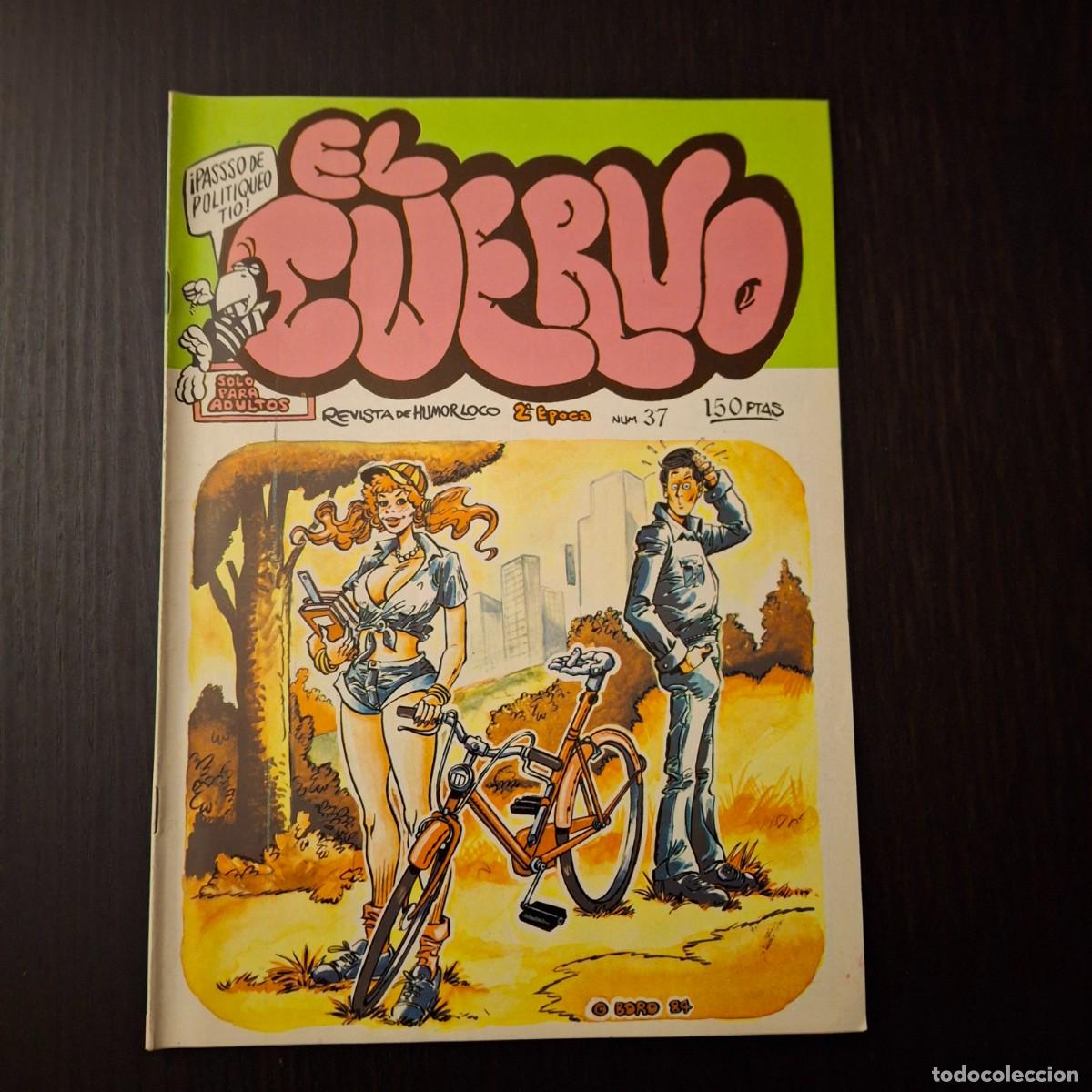 Comics: EL CUERVO N&ordm; 37 - REVISTA DE HUMOR LOCO SOLO PARA ADULTOS - 2&ordf; SEGUNDA EPOCA - COMIC AMAIKA