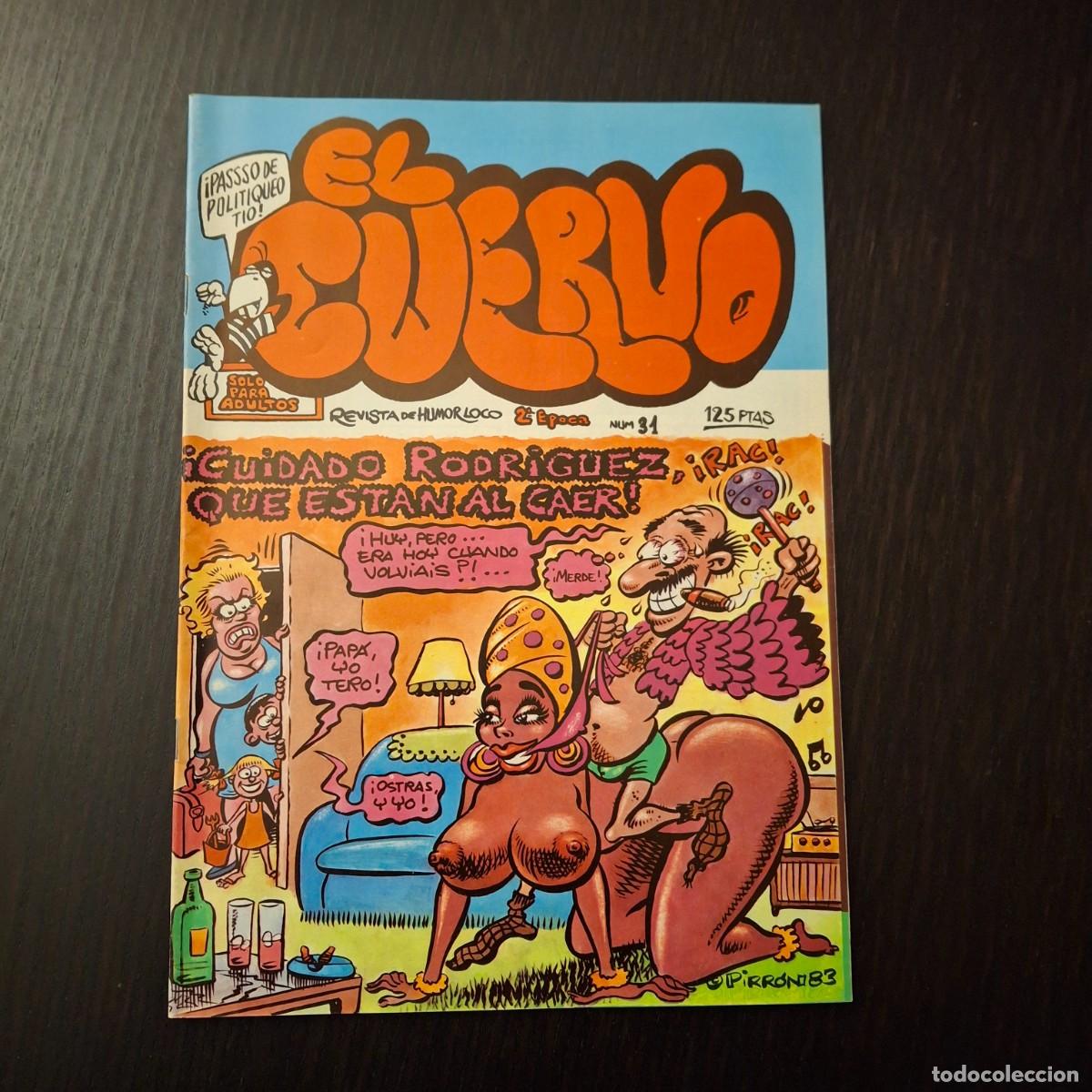 Fumetti: EL CUERVO N&ordm; 31 - REVISTA DE HUMOR LOCO SOLO PARA ADULTOS - 2&ordf; SEGUNDA EPOCA - COMIC AMAIKA
