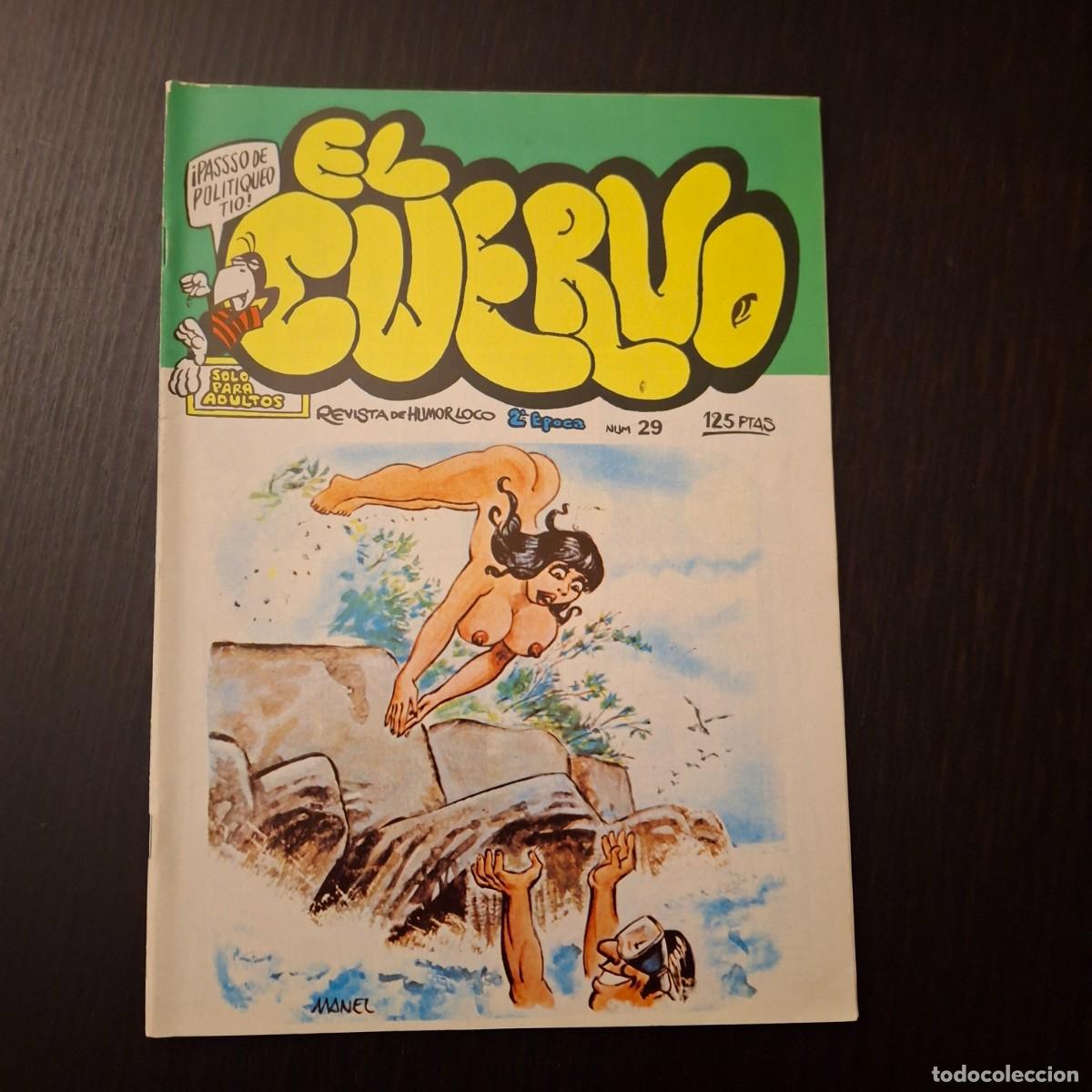 Comics : EL CUERVO N&ordm; 29 - REVISTA DE HUMOR LOCO SOLO PARA ADULTOS - 2&ordf; SEGUNDA EPOCA - COMIC AMAIKA