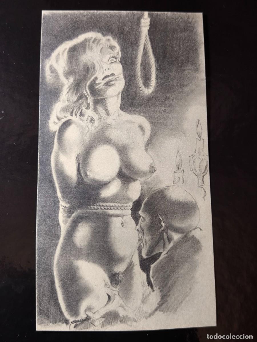 C&oacute;mics: ILUSTRACI&Oacute;N DIBUJO A L&Aacute;PIZ. Boceto Trabajo. C&oacute;mic pulp horror er&oacute;tico. Escuela Valenciana A&ntilde;os 60/70