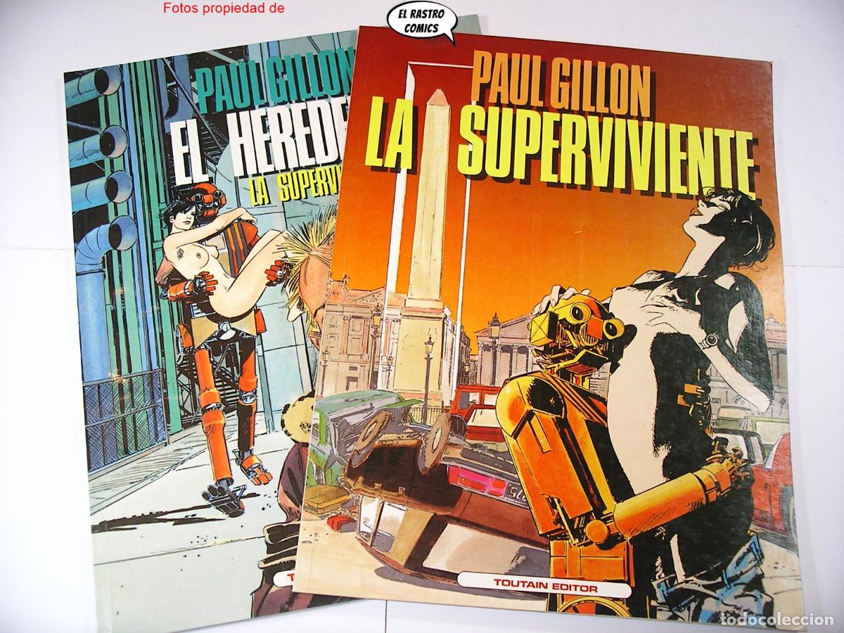 Comics: La superviviente tomo n&ordm; 1 y 2, Paul Gillon, Colecci&oacute;n completa, Toutain 1990, adultos, OFERTA!!