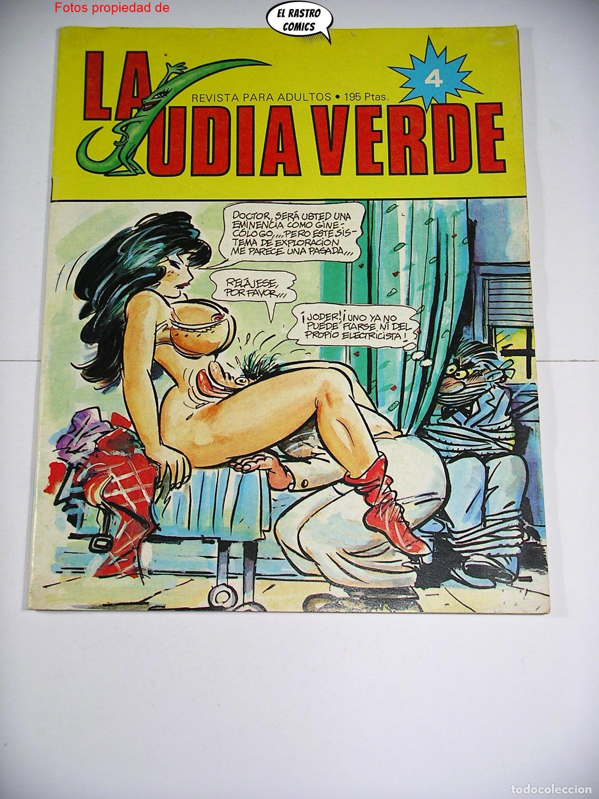C&oacute;mics: La Judia Verde n&ordm; 4, ed IRU 1987, revista humor adultos