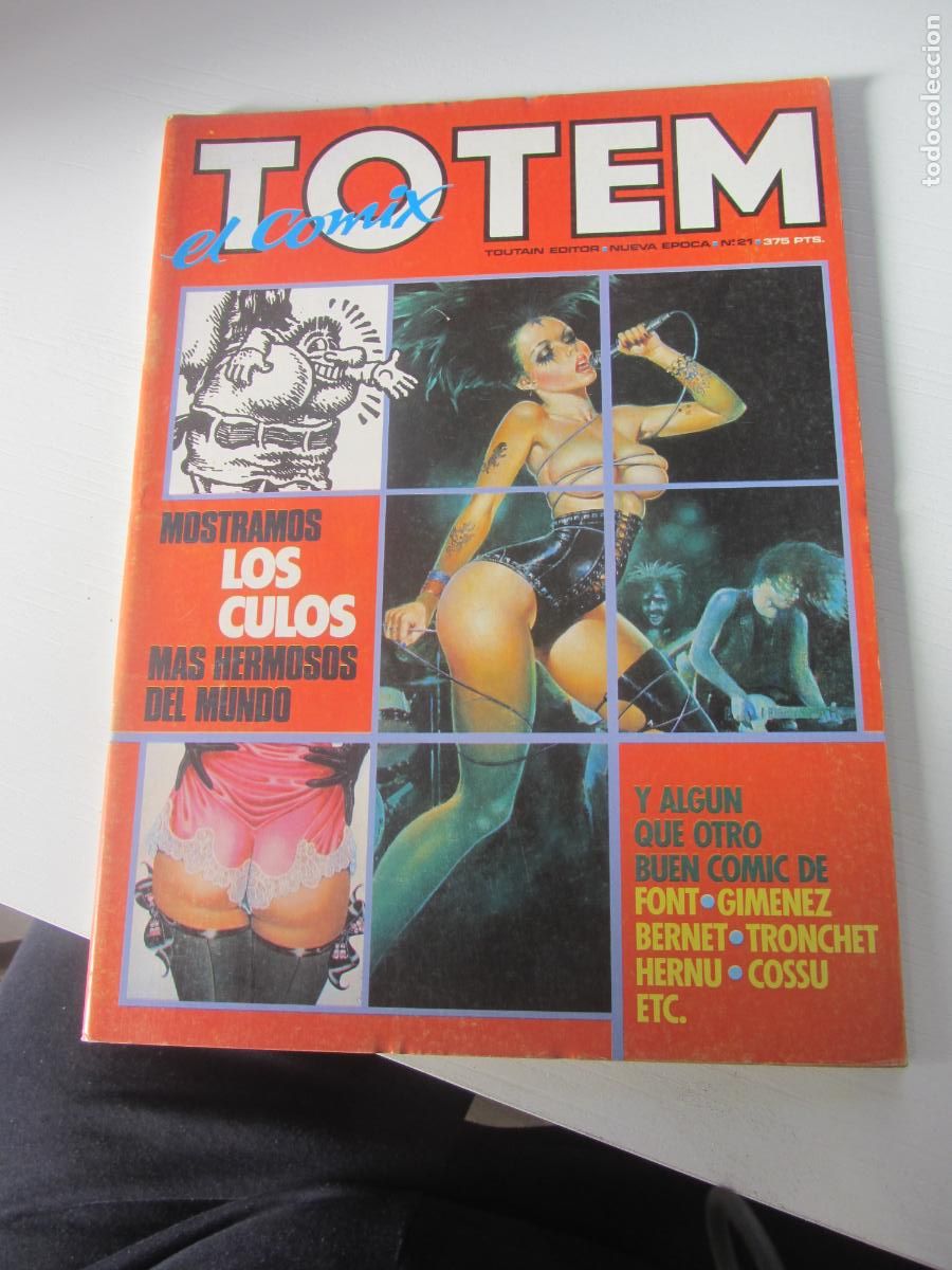 Comics: REVISTA TOTEM EL COMIX N&ordm; 21. TOUTAIN EDITOR. 1987 ARX140