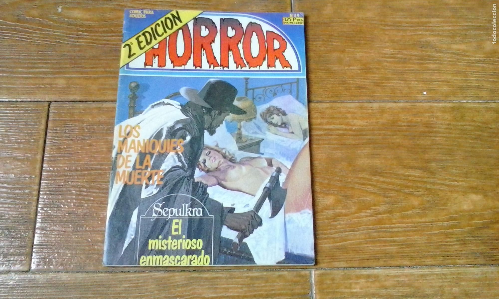 Comics: HORROR - N&ordm; 49 - 2&ordf; EDICION -RELATOS GR&Aacute;FICOS PARA ADULTOS EDICIONES ZINCO