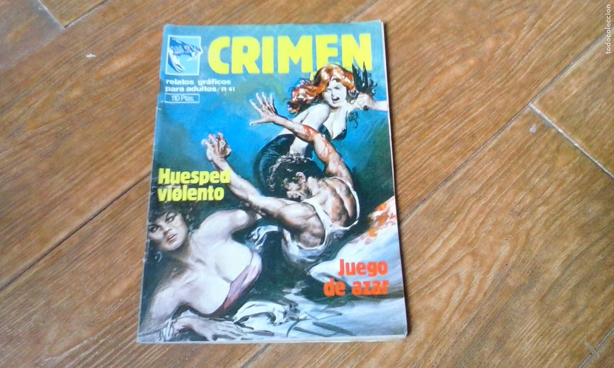 C&oacute;mics: CRIMEN N&ordm; 41 RELATOS GR&Aacute;FICOS PARA ADULTOS EDICIONES ZINCO