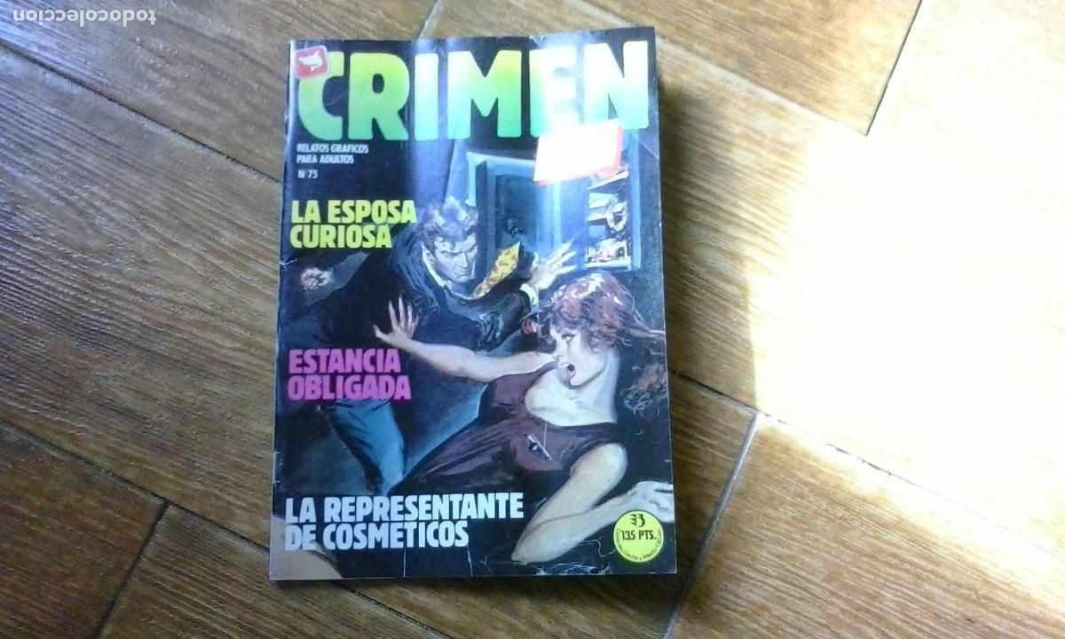 Comics: CRIMEN N&ordm; 75 RELATOS GR&Aacute;FICOS PARA ADULTOS EDICIONES ZINCO