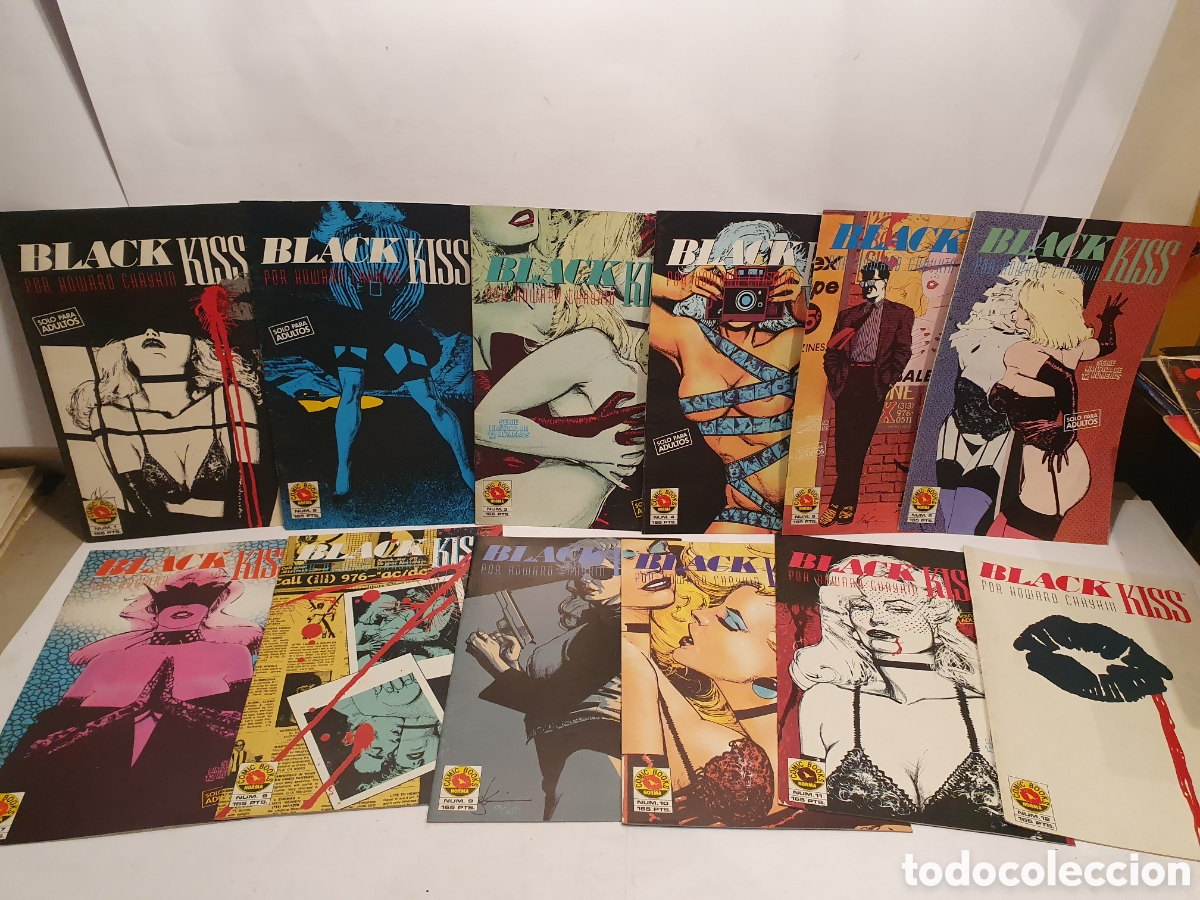 Comics: BLACK KISS. HOWARD CHAYKIN. 12 NUMEROS. NORMA COMIC BOOK.