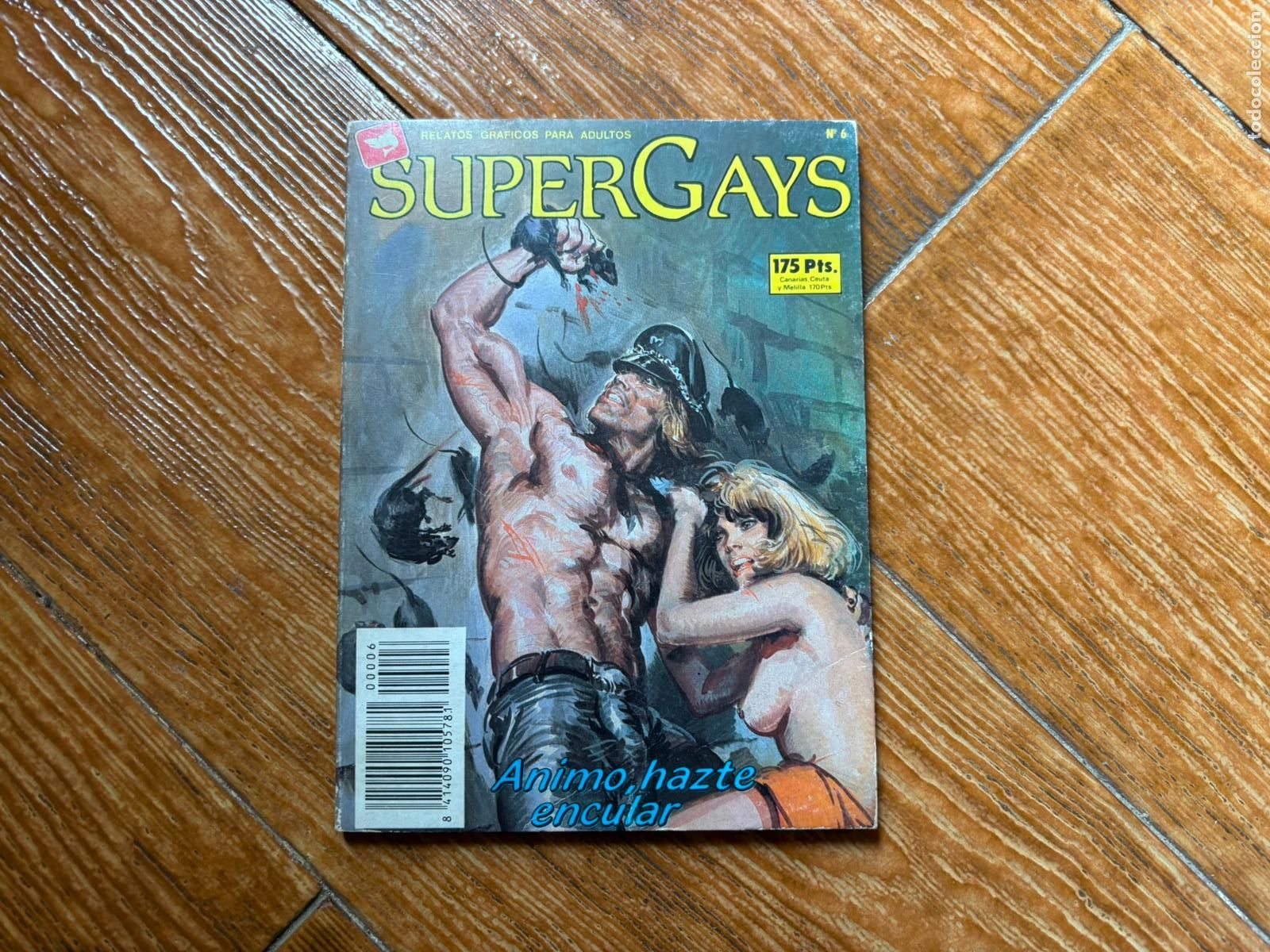Comics: SUPERGAYS ( RELATOS GRAFICOS PARA ADULTOS ) NUMERO 6 . EDICOMIC BARCELONA A&Ntilde;O 1990 .