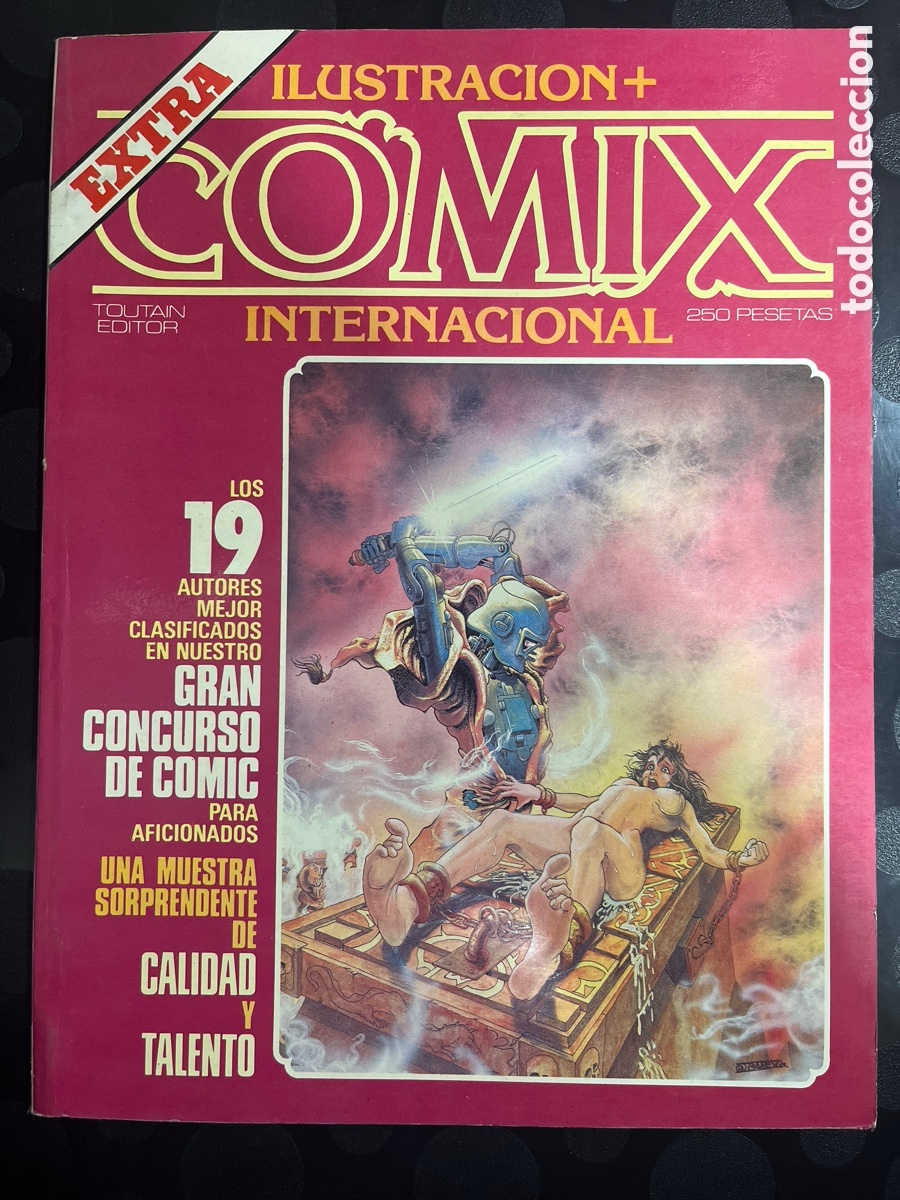 Comics: ILUSTRACI&Oacute;N + COMIX EXTRA INTERNACIONAL N.1 ESPECIAL CONCURSO ( 1984 )