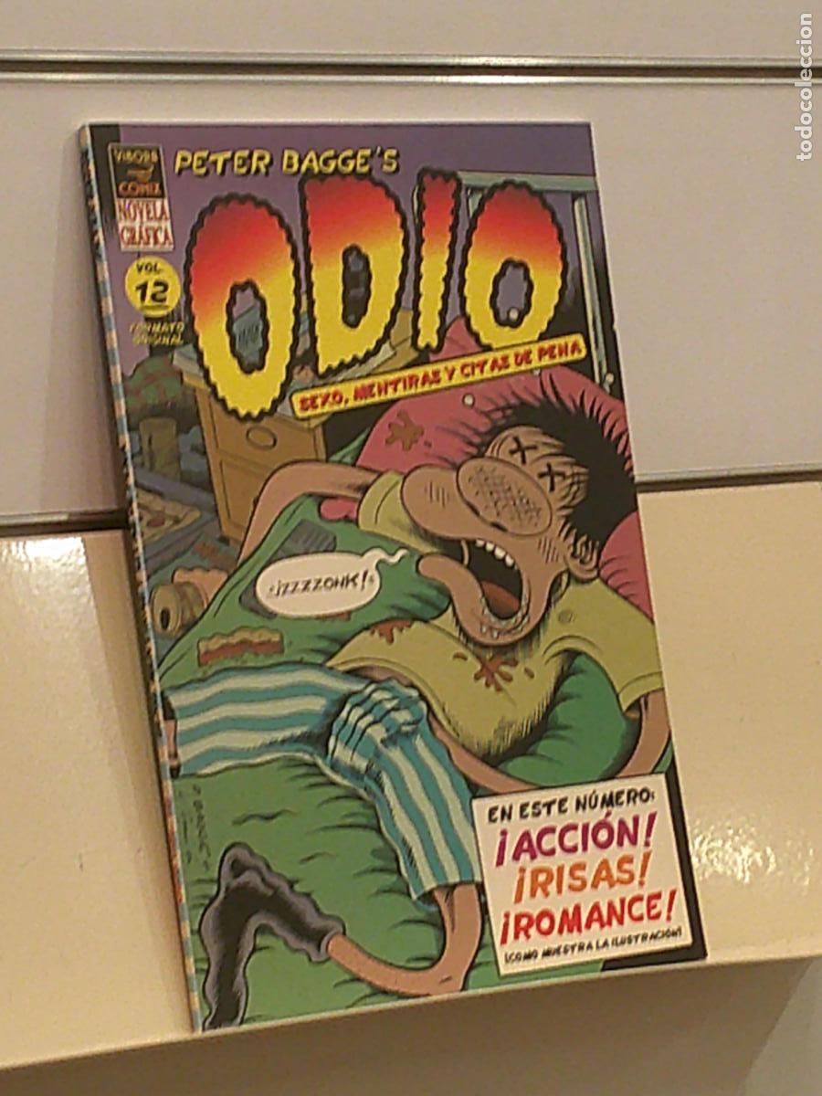 Comics : ODIO VOL. 12 SEXO, MENTIRAS Y CINTAS DE PENA A COLOR PETER BAGGE VIBORA COMIX - LA CUPULA OFERTA