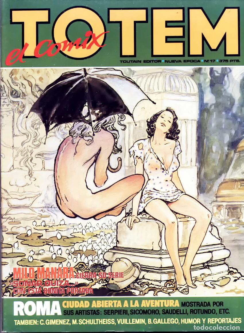 Comics: TOTEM EL COMIX N&ordm; 17 TOUTAIN EDITOR REVISTA HISTORIETA 1988 RISO MANARA VUILLEMIN