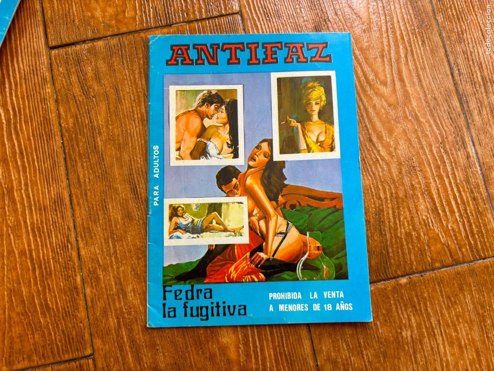 Comics: ANTIFAZ N&ordm; 16 FEDRA LA FUGITIVA EDITORIAL VILMAR 1977. PARA ADULTOS