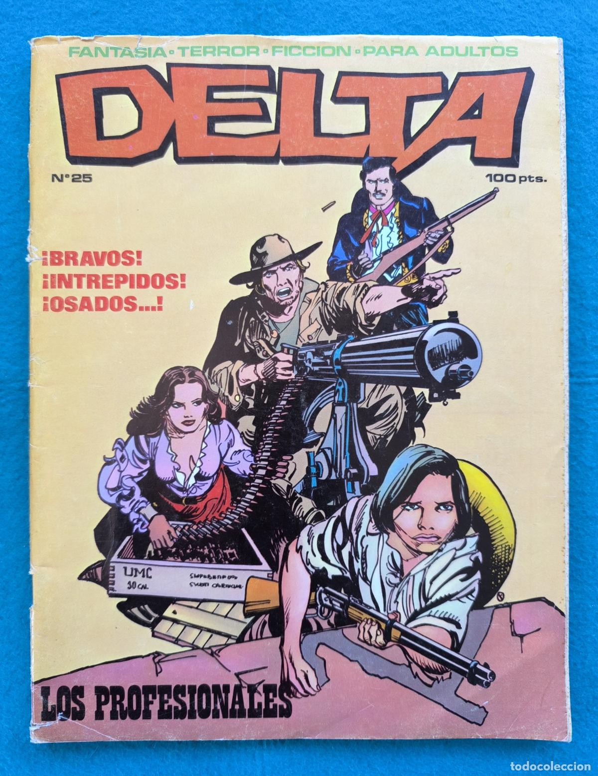 C&oacute;mics: JN TEBEO DELTA N&ordm; 25 FANTASIA TERROR PORTADA MOLITERNI EDICIONES DELTA FICCION PARA ADULTOS N&ordm;4