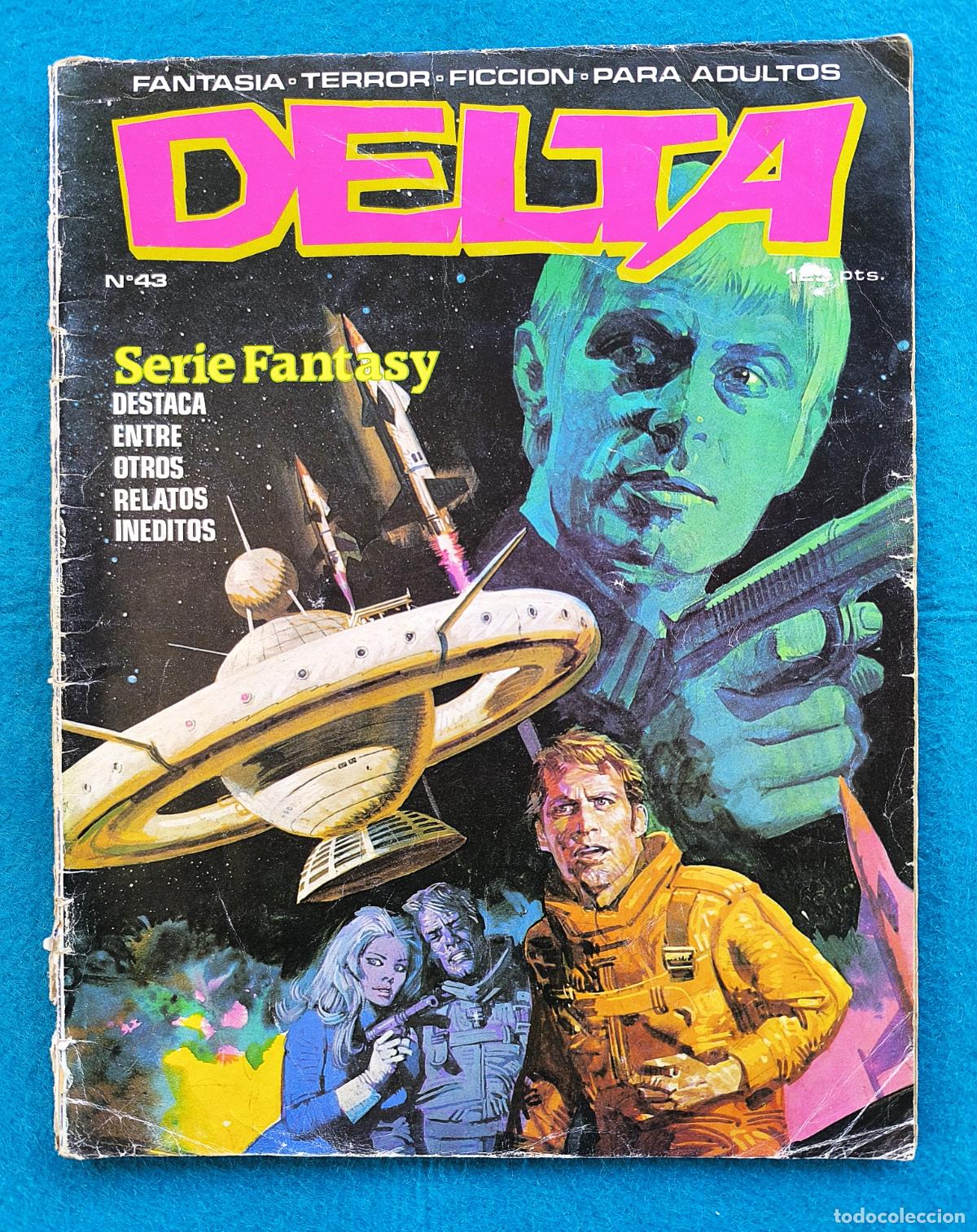 C&oacute;mics: JN TEBEO DELTA N&ordm; 43 FANTASIA TERROR PORTADA TACCONI EDICIONES DELTA FICCION PARA ADULTOS N&ordm;8