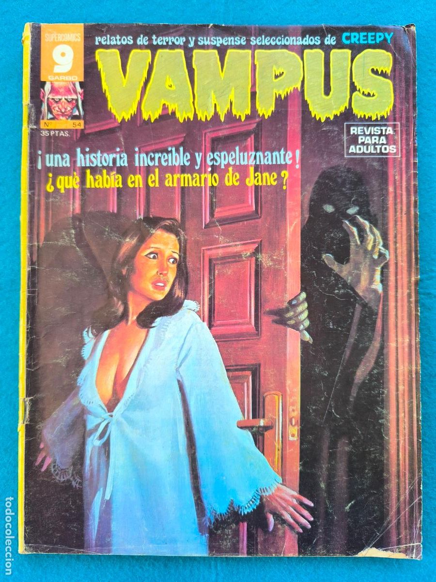 Comics: JN TEBEO VAMPUS N&ordm; 54 1976 TERROR SUSPENSE REVISTA PARA ADULTOS N&ordm;40