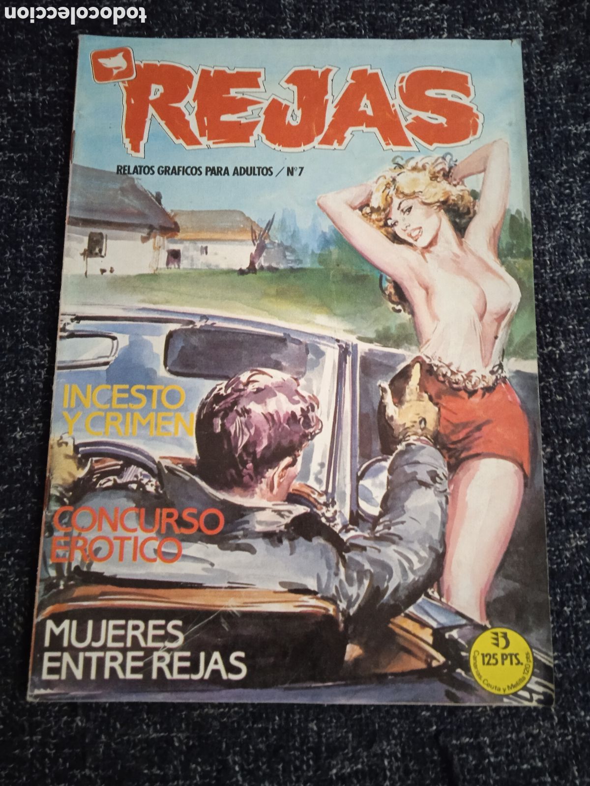 Comics: REJAS N&ordm; 7 RELATOS GRAFICOS PARA ADULTOS - EDITA : EDICIONES ZINCO