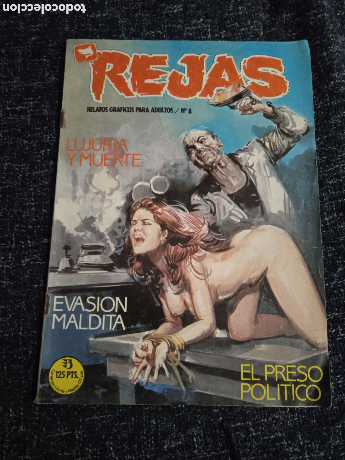 Comics: REJAS N&ordm; 8 RELATOS GRAFICOS PARA ADULTOS - EDITA : EDICIONES ZINCO