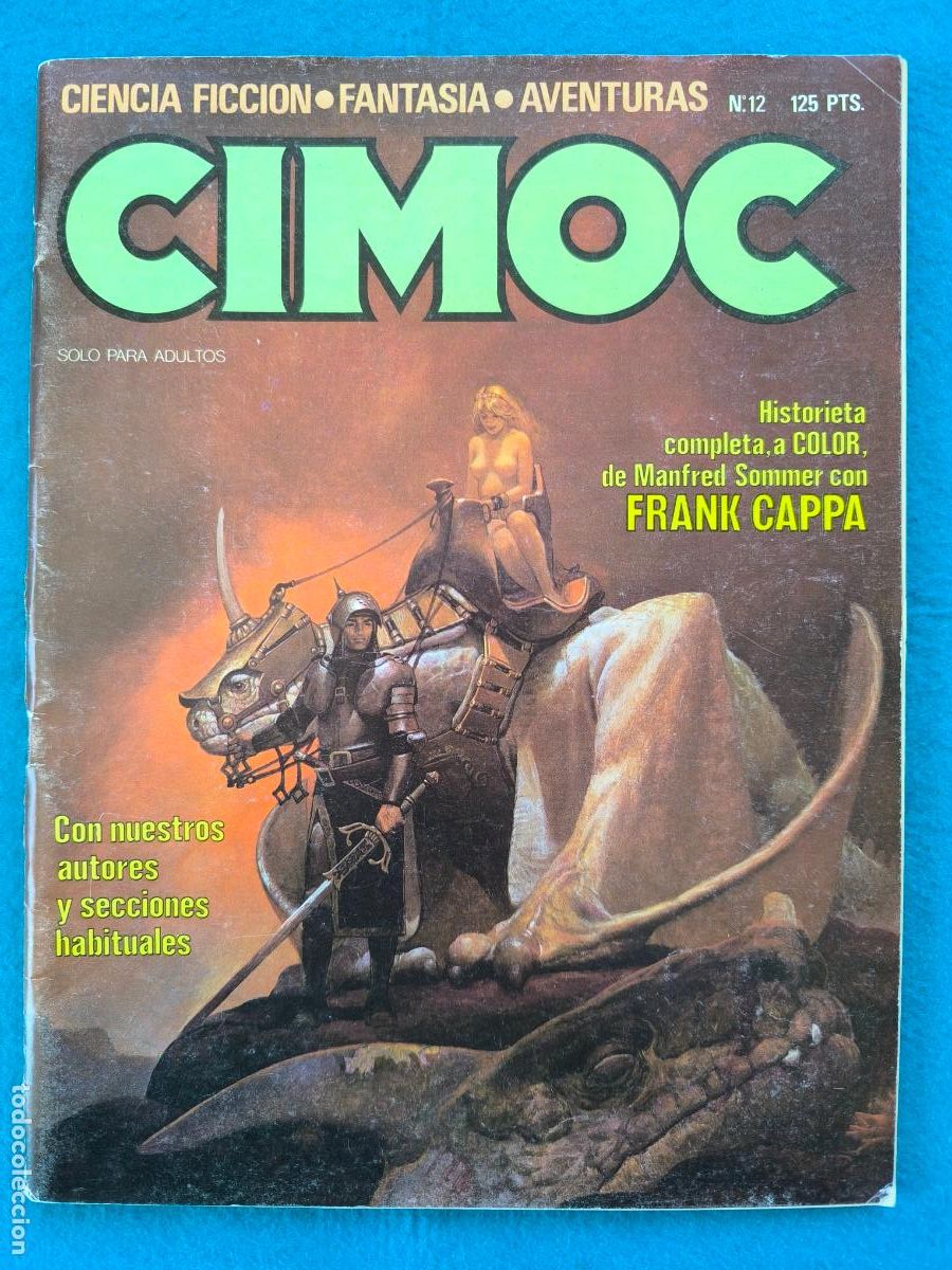 Fumetti: JN TEBEO CIMOC N&ordm; 12 EDITORIAL NORMA CIENCIA FICCION FANTASIA AVENTURAS SOLO PARA ADULTOS N&ordm;52